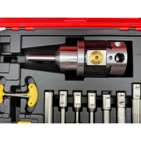 Головка расточная микрометрическая NBH2084, D расточки 8-280 мм, с хвостовиком КМ2, с комплектом резцов из 8-ми шт. t024151  (Фото 6)