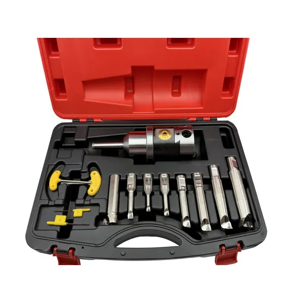 Станочная оснастка t024151 Головка расточная микрометрическая NBH2084, D расточки 8-280 мм, с хвостовиком КМ2, с комплектом резцов из 8-ми шт.