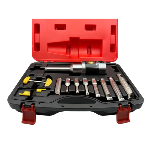 Головка расточная микрометрическая NBH2084, D расточки 8-280 мм, с хвостовиком КМ4, с комплектом резцов из 8-ми шт. t024153  (Фото 6)