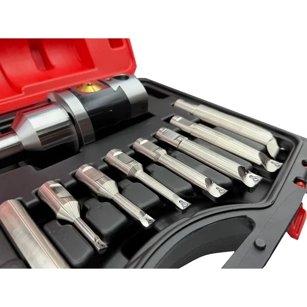 Головка расточная микрометрическая NBH2084, D расточки 8-280 мм, с хвостовиком КМ4, с комплектом резцов из 8-ми шт. t024153  (Фото 5)