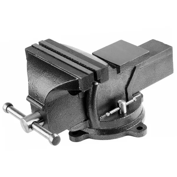 Станочная оснастка t025873 Тиски слесарные поворотные L губок 100 мм