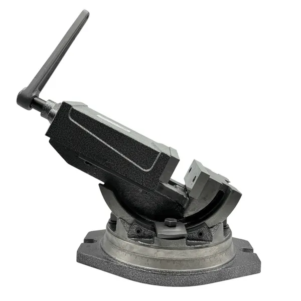 Тиски станочные глобусные 2-х осевые поворотные L губок 100 мм, серия QHK100 t025879  (Фото 8)