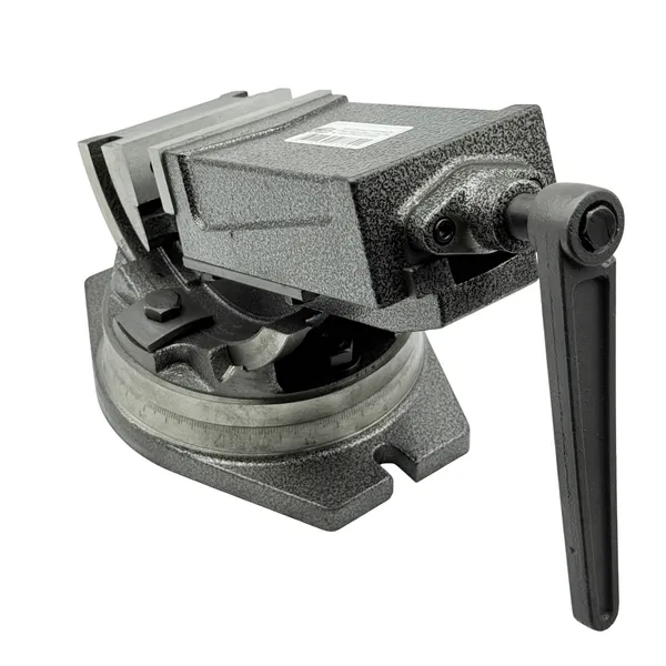 Тиски станочные глобусные 2-х осевые поворотные L губок 100 мм, серия QHK100 t025879  (Фото 7)