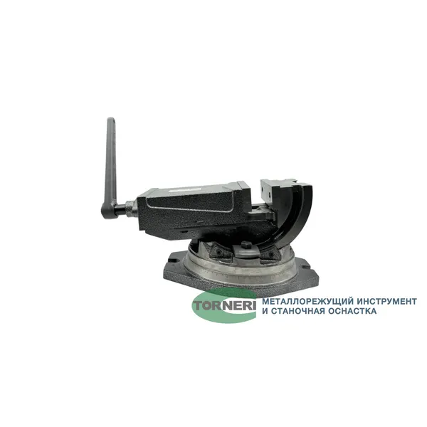 Тиски станочные глобусные 2-х осевые поворотные L губок 125 мм, серия QHK125 t025880  (Фото 7)