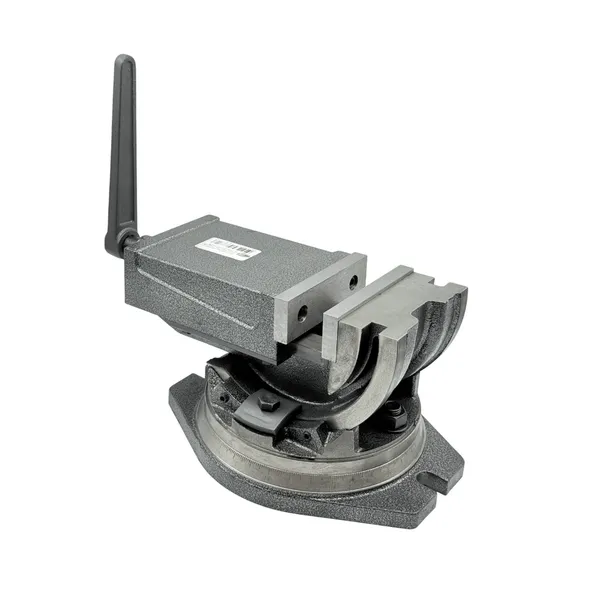 Станочная оснастка t025880 Тиски станочные глобусные 2-х осевые поворотные L губок 125 мм, серия QHK125