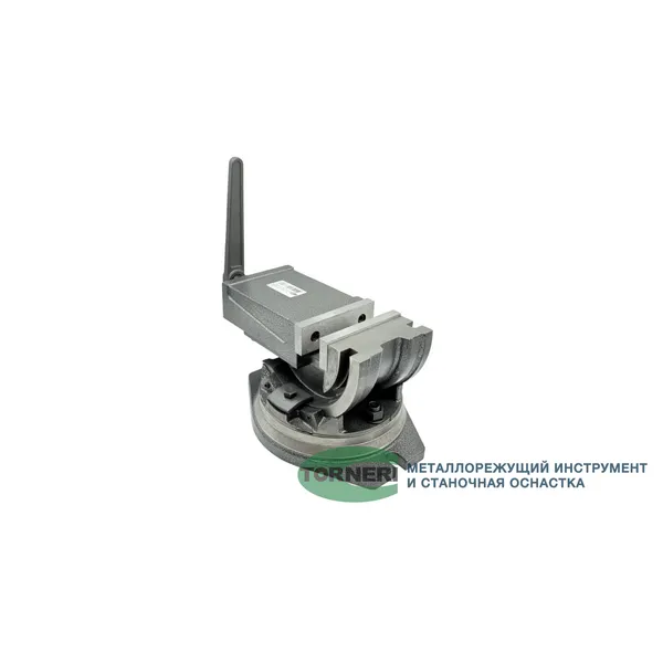 Тиски станочные глобусные 2-х осевые поворотные L губок 125 мм, серия QHK125 t025880  (Фото 4)