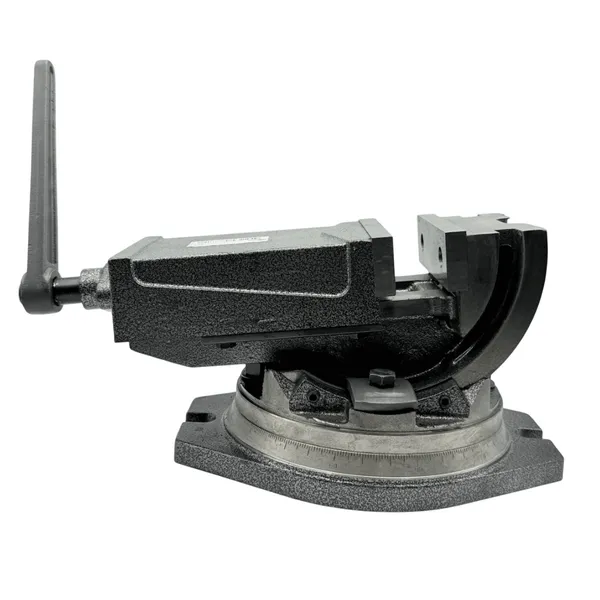 Тиски станочные глобусные 2-х осевые поворотные L губок 125 мм, серия QHK125 t025880  (Фото 10)