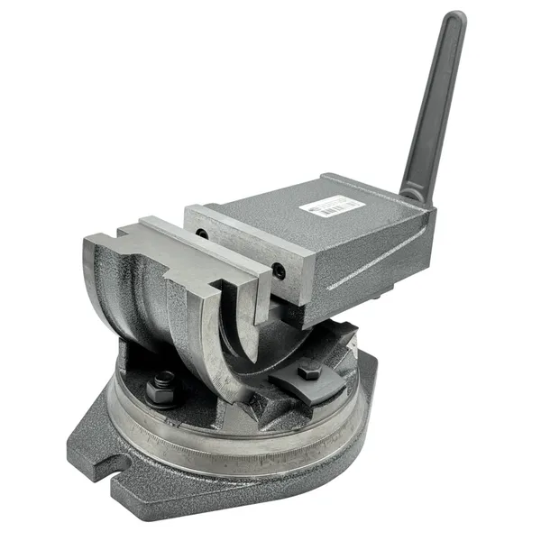 Тиски станочные глобусные 2-х осевые поворотные L губок 125 мм, серия QHK125 t025880  (Фото 6)