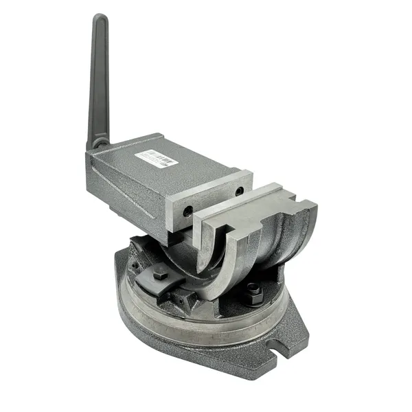 Тиски станочные глобусные 2-х осевые поворотные L губок 125 мм, серия QHK125 t025880  (Фото 3)