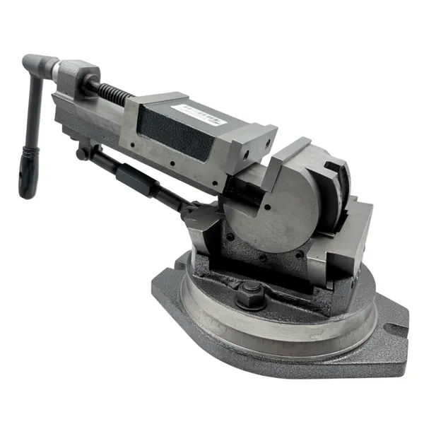 Тиски станочные глобусные трехповоротные L губок 100 мм, серия QW100 t025882  (Фото 5)