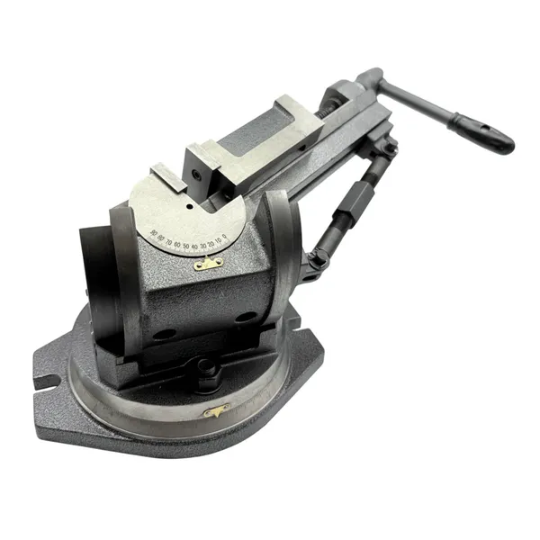 Тиски станочные глобусные трехповоротные L губок 100 мм, серия QW100 t025882  (Фото 3)