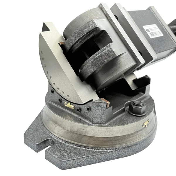 Тиски станочные глобусные трехповоротные L губок 125 мм, серия QW125 t025883  (Фото 4)