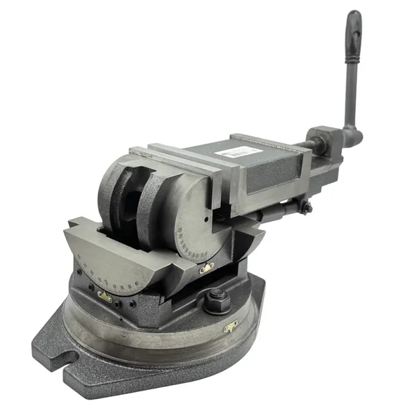 Тиски станочные глобусные трехповоротные L губок 125 мм, серия QW125 t025883  (Фото 2)