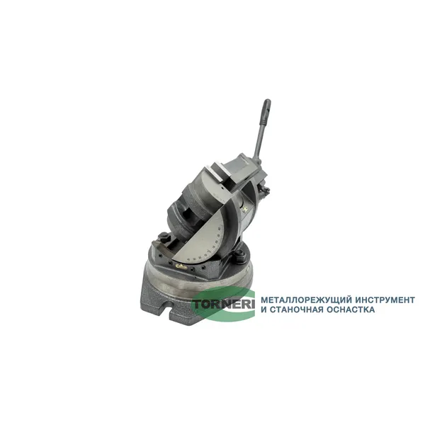 Тиски станочные глобусные трехповоротные L губок 125 мм, серия QW125 t025883  (Фото 5)