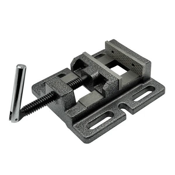 Тиски станочные для сверлильных станков неповоротные L губок 75 мм, серия Q193А t025884  (Фото 4)