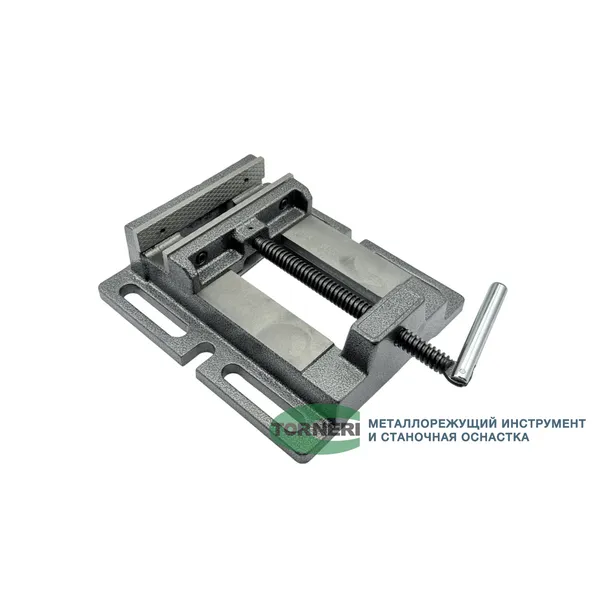 Станочная оснастка t025885 Тиски станочные для сверлильных станков неповоротные L губок 100 мм, серия Q194А