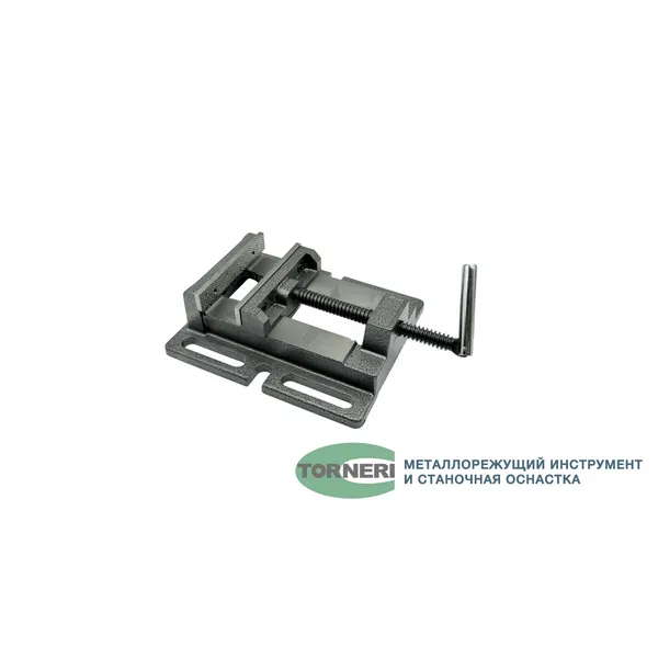 Станочная оснастка t025887 Тиски станочные для сверлильных станков неповоротные L губок 150 мм, серия Q196А