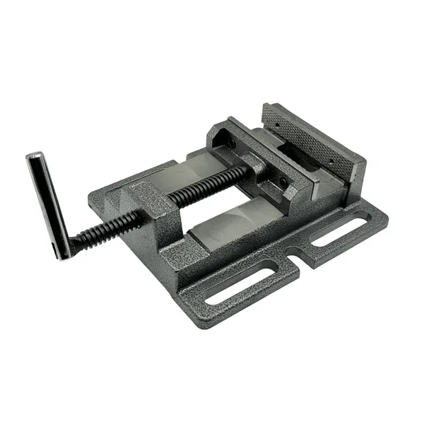 Станочная оснастка t025887 Тиски станочные для сверлильных станков неповоротные L губок 150 мм, серия Q196А