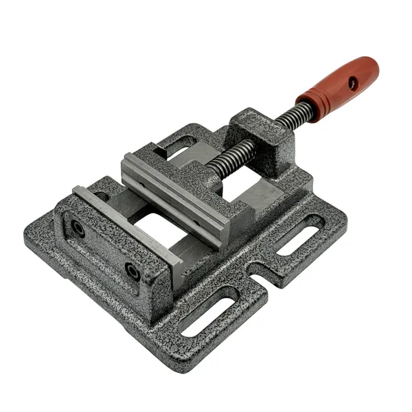 Тиски станочные для сверлильных станков неповоротные L губок 75 мм, серия Q1975 t025888  (Фото 1)