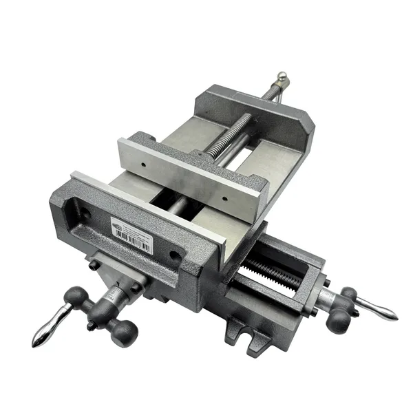 Станочная оснастка t025897 Тиски станочные координатные с 2-мя суппортами неповоротные L губок 200 мм, серия Q97200