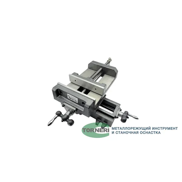 Станочная оснастка t025897 Тиски станочные координатные с 2-мя суппортами неповоротные L губок 200 мм, серия Q97200