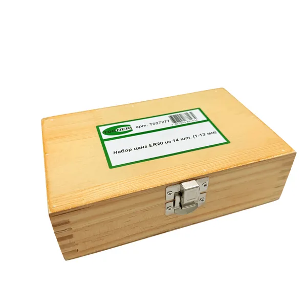 Набор цанг ER20 из 14 шт. (1-13 мм) t027277  (Фото 1)