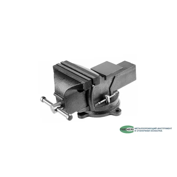 Станочная оснастка t028022 Тиски слесарные поворотные L губок 150 мм Т028022