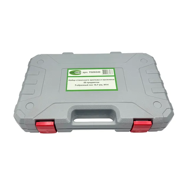 Набор станочного крепежа и прижимов из 58 предметов, Т-образный паз 15.7 мм, М14 t028346  (Фото 2)