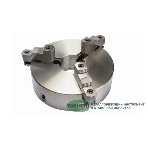 Станочная оснастка t028379 Патрон токарный ф 400 мм 3-х кул. (К11-400С/А2-11) со сборными (универсальными) кулачками