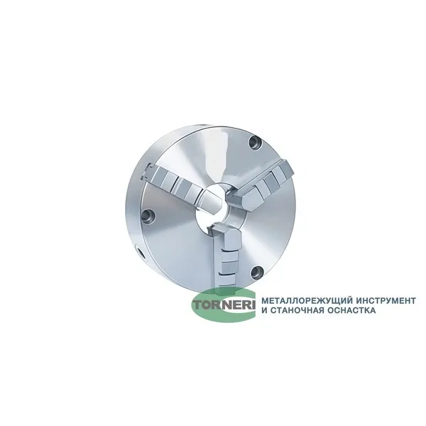 Станочная оснастка t028400 Патрон токарный ф 250 мм 3-х кул. (К21-250/С6) с отверстиями