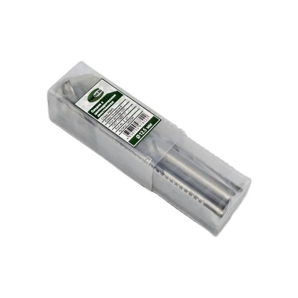 Сверла 042294 Сверло с цилиндрическим хвостовиком ф 12.5 мм Р6М5 шлифованное А1