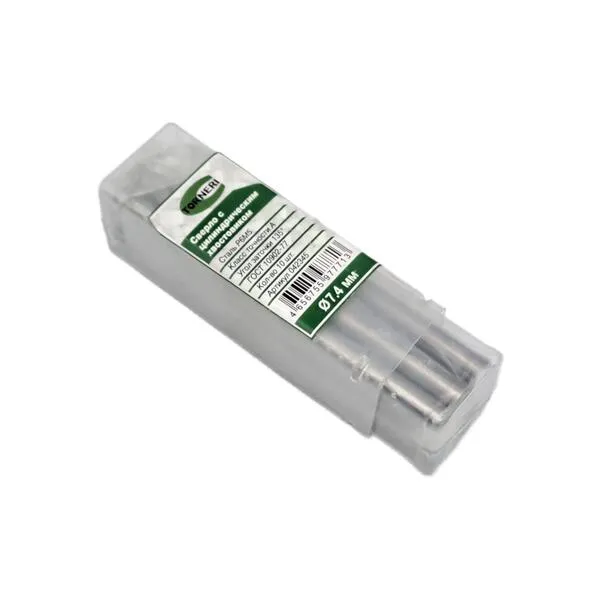 Сверла 042345 Сверло с цилиндрическим хвостовиком ф 7.4 мм Р6М5 шлифованное А1