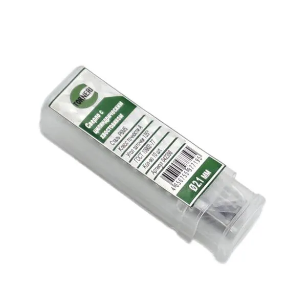 Сверло с цилиндрическим хвостовиком ф 2.1 мм Р6М5 шлифованное А1 042398  (Фото 1)