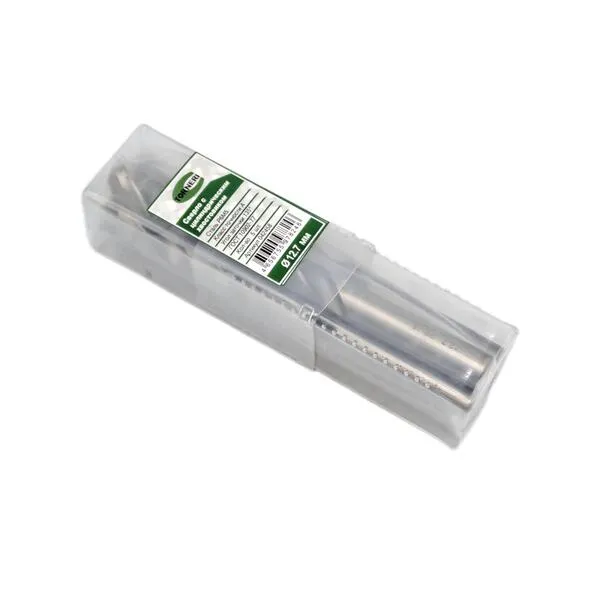 Сверла 042458 Сверло с цилиндрическим хвостовиком ф 12.7 мм Р6М5 шлифованное А1