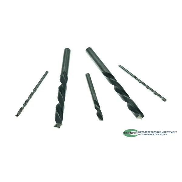 Сверла 042525 Сверло с цилиндрическим хвостовиком ф 3.9 мм левое Р6М5К5 шлифованное А1 TORNERI (LH) 042525