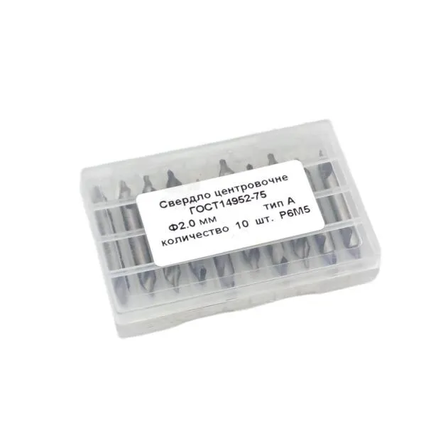 Сверла 044781 Сверло центровочное ф 2.0 мм Р6М5