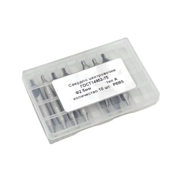 Сверла 044782 Сверло центровочное ф 2.5 мм Р6М5