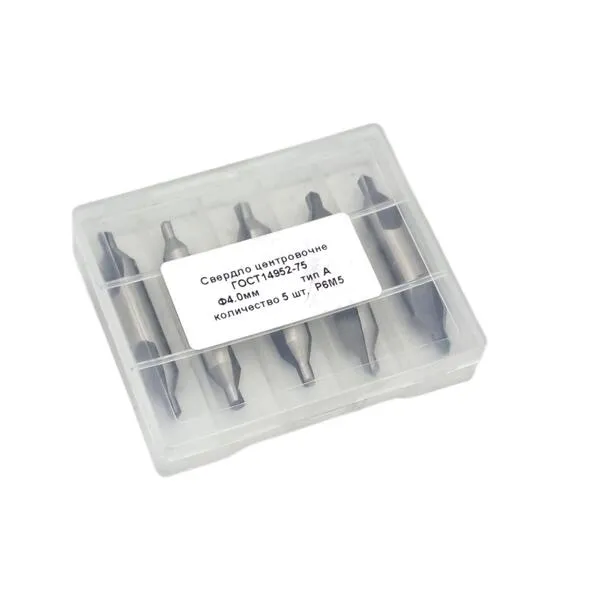 Сверла 044784 Сверло центровочное ф 4.0 мм Р6М5