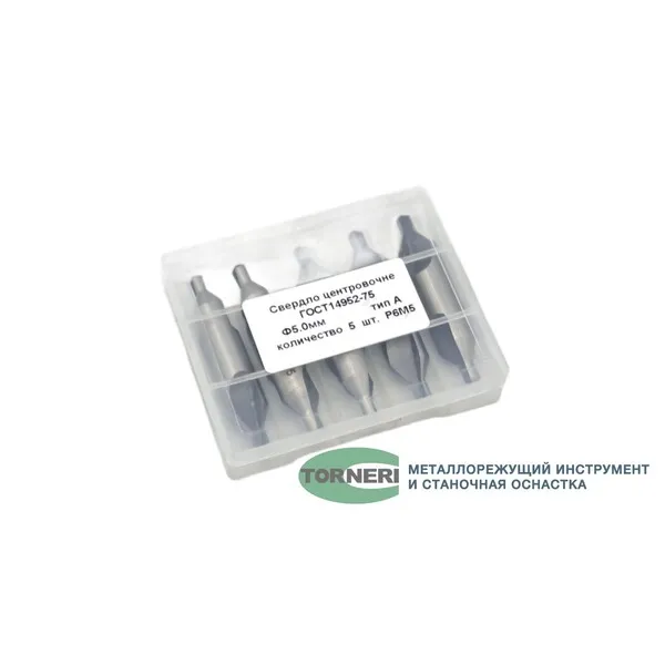 Сверла 044785 Сверло центровочное ф 5.0 мм Р6М5