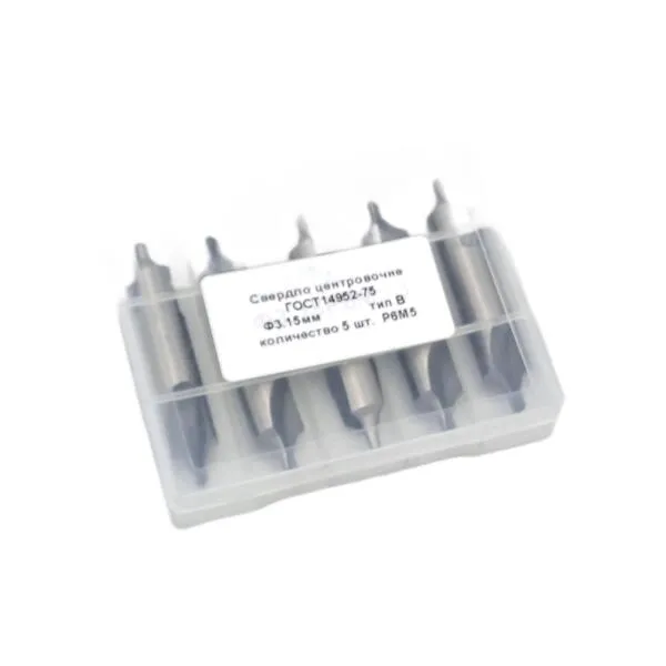 Сверло центровочное ф 3.15 мм с предохранительным конусом (тип В) Р6М5 044791  (Фото 1)