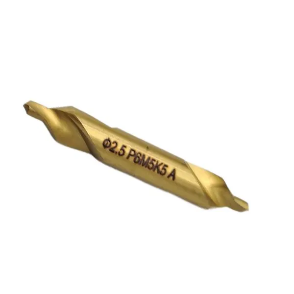 Сверло центровочное ф 2.5 мм Р6М5К5 с покрытием TiN 044798  (Фото 4)