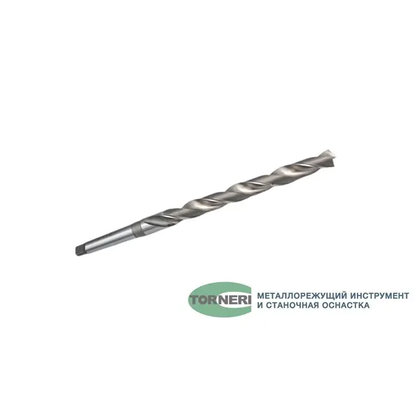 Сверло с коническим хвостовиком ф 21.0 мм Р6М5 удлиненное 330/230 КМ2 044817  (Фото 2)