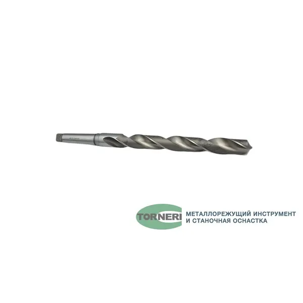 Сверло с коническим хвостовиком ф 28.5 мм Р6М5 удлиненное 395/275 КМ3 045554  (Фото 2)