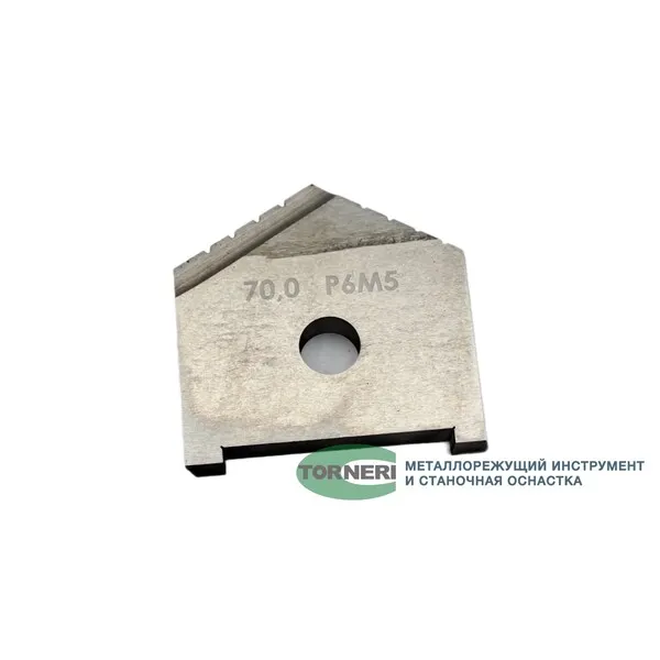 Пластина к перовому сверлу (перо) D 70 мм (2000-1252) Р6М5 t018454  (Фото 2)