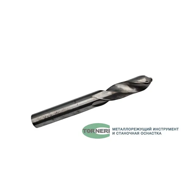 Сверло с цилиндрическим хвостовиком ф 12.0х50х100 мм монолитное твердосплавное t018473  (Фото 5)