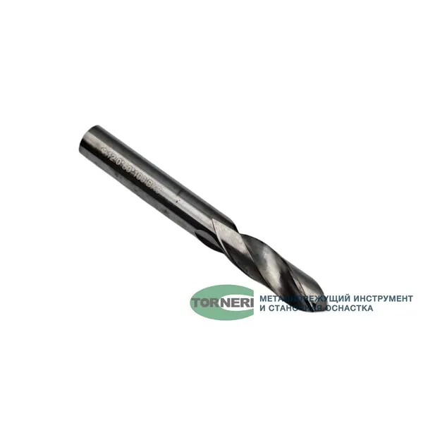 Сверло с цилиндрическим хвостовиком ф 12.0х50х100 мм монолитное твердосплавное t018473  (Фото 4)