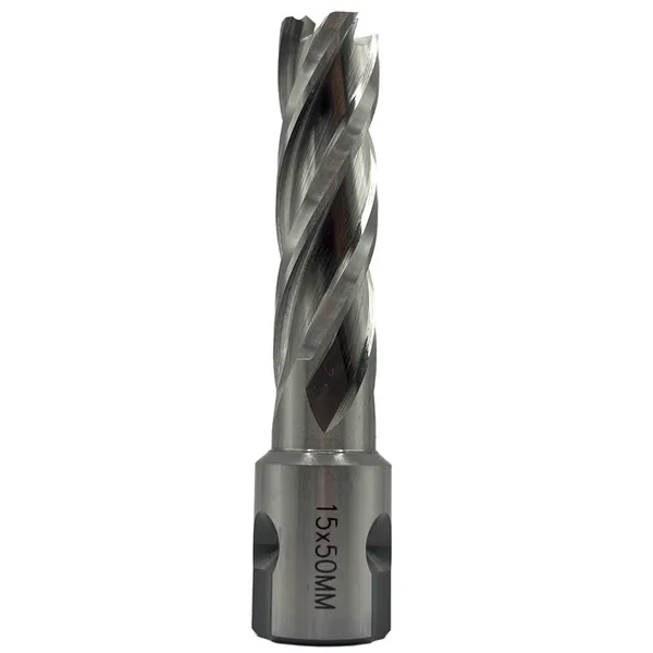 Сверло корончатое 15х50 мм, HSS, Universal / Weldon 19 t023628  (Фото 1)