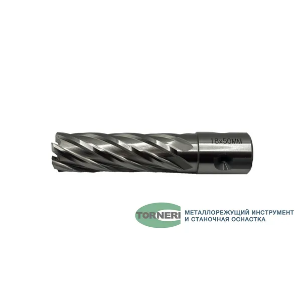 Сверло корончатое 18х50 мм, HSS, Universal / Weldon 19 t023631  (Фото 3)