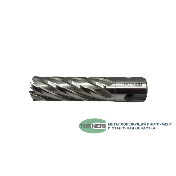 Сверло корончатое 19х50 мм, HSS, Universal / Weldon 19 t023632  (Фото 2)