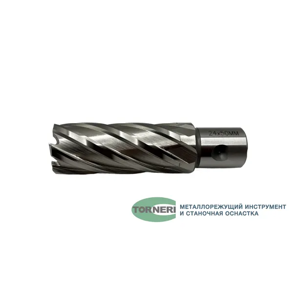 Сверла t023637 Сверло корончатое 24х50 мм, HSS, Universal / Weldon 19